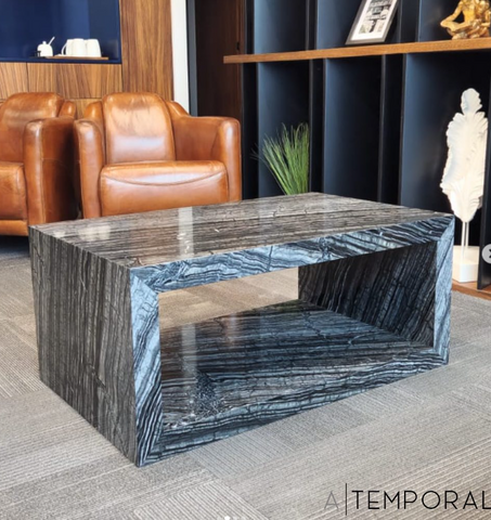Marble with a Twist Coffee Table