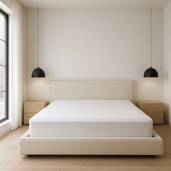 Cama con vivo en respaldo